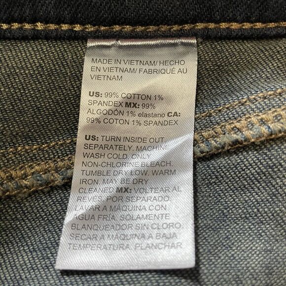 Chico’s Jeans Size 0.5 S/6 Blue Dark Wash HIGH RISE SLIM BOOT Stretch Denim - Picture 7 of 8